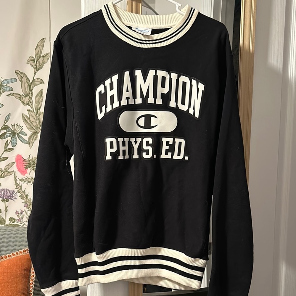 Champion Black Phys. Ed. Sweater